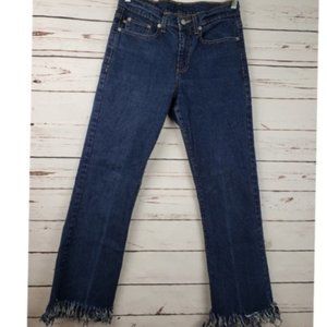 Ralph Lauren Sz 4 Frayed Cuffs Jeans